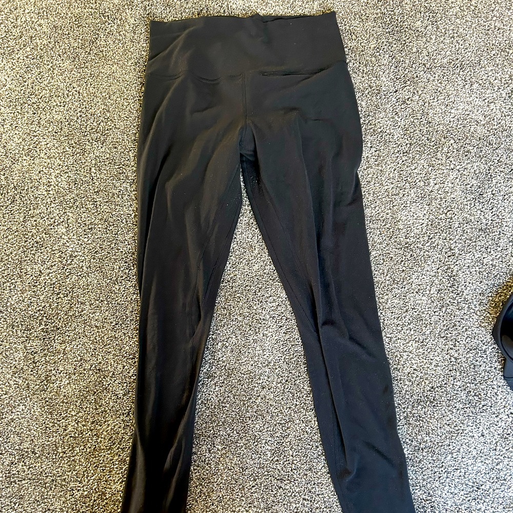 Lululemon align leggings. Size 8, black, 25”